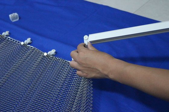 Producto de cortina de aluminio con bobina colgante de metal 1.5 mm