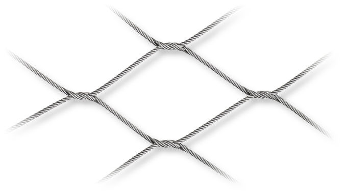 8 ventajas de la malla de alambre 2 del cable del tamaño del ojo del acero inoxidable 2.0m m 60x60m m