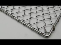 La barandilla modificada para requisitos particulares de la altura telegrafía el diámetro de alambre de la malla 2.0m m