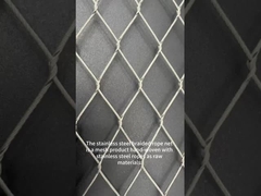 Introducción detallada a las redes de cables de acero inoxidable