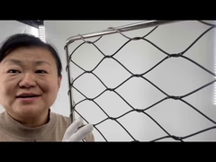 Malla de alambre para aviario de tejido sarga de 2 mm, cable de acero inoxidable, red para pájaros, valla para zoológico