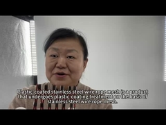 Valla de malla de cable SS316 tipo anudado de 1,2 mm a 4,0 mm