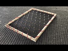 Malla de cable de acero inoxidable, red flexible de férula metálica para zoológico