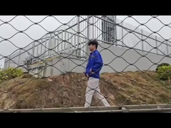 Red de cuerda antifalladora para barandillas de puente