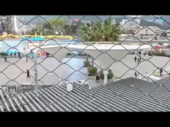 La red de cuerda de acero inoxidable para la protección en la zona escénica