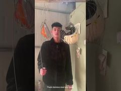 Bolso de red de cuerda de acero inoxidable