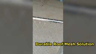 Malla de cuerda de acero inoxidable para techo arquitectónico